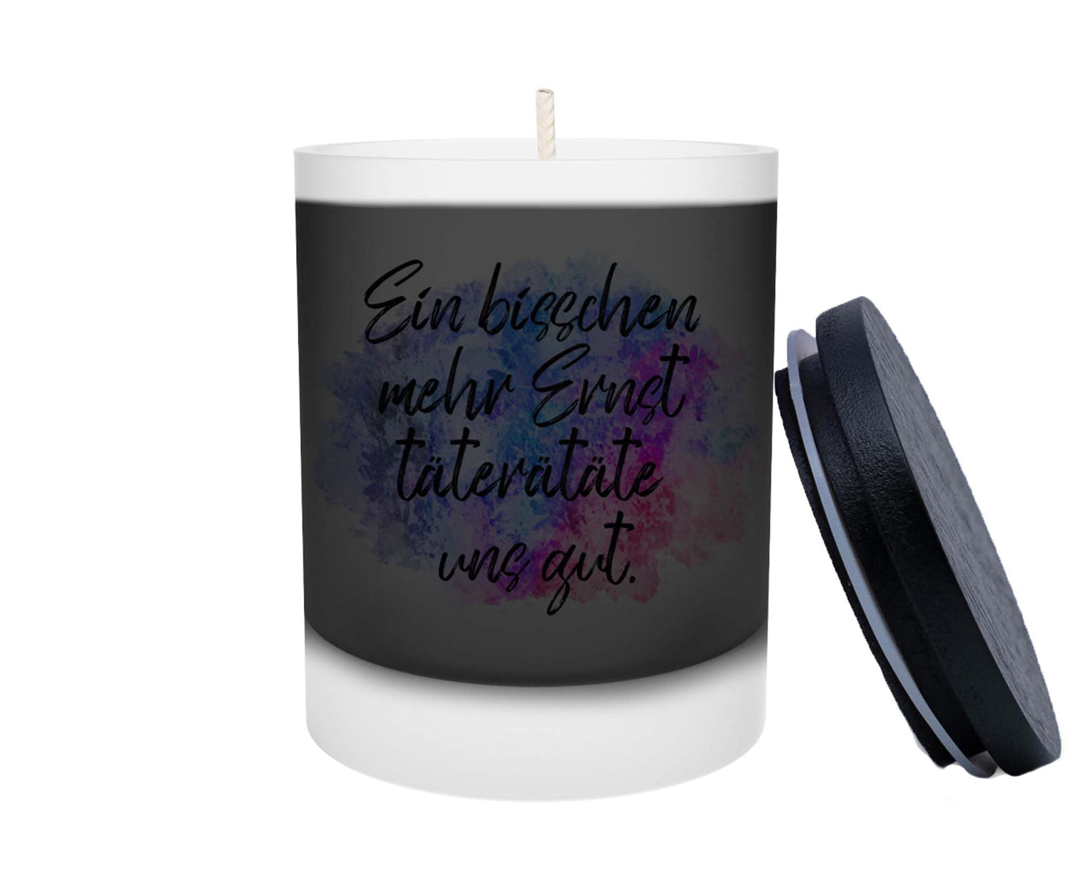 Duftkerze - Ein bisschen Ernst täterätäte uns gut