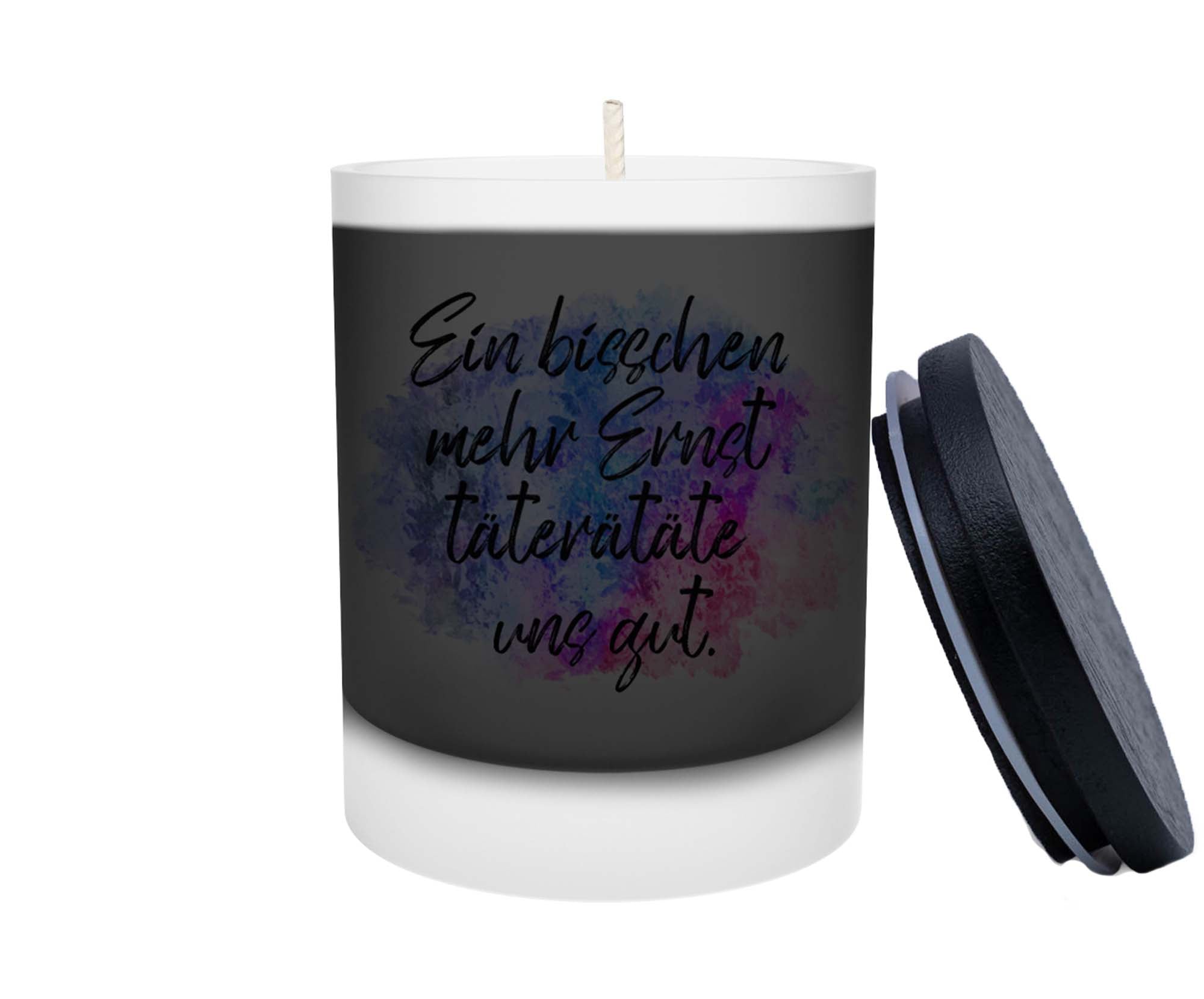 Duftkerze - Ein bisschen Ernst täterätäte uns gut