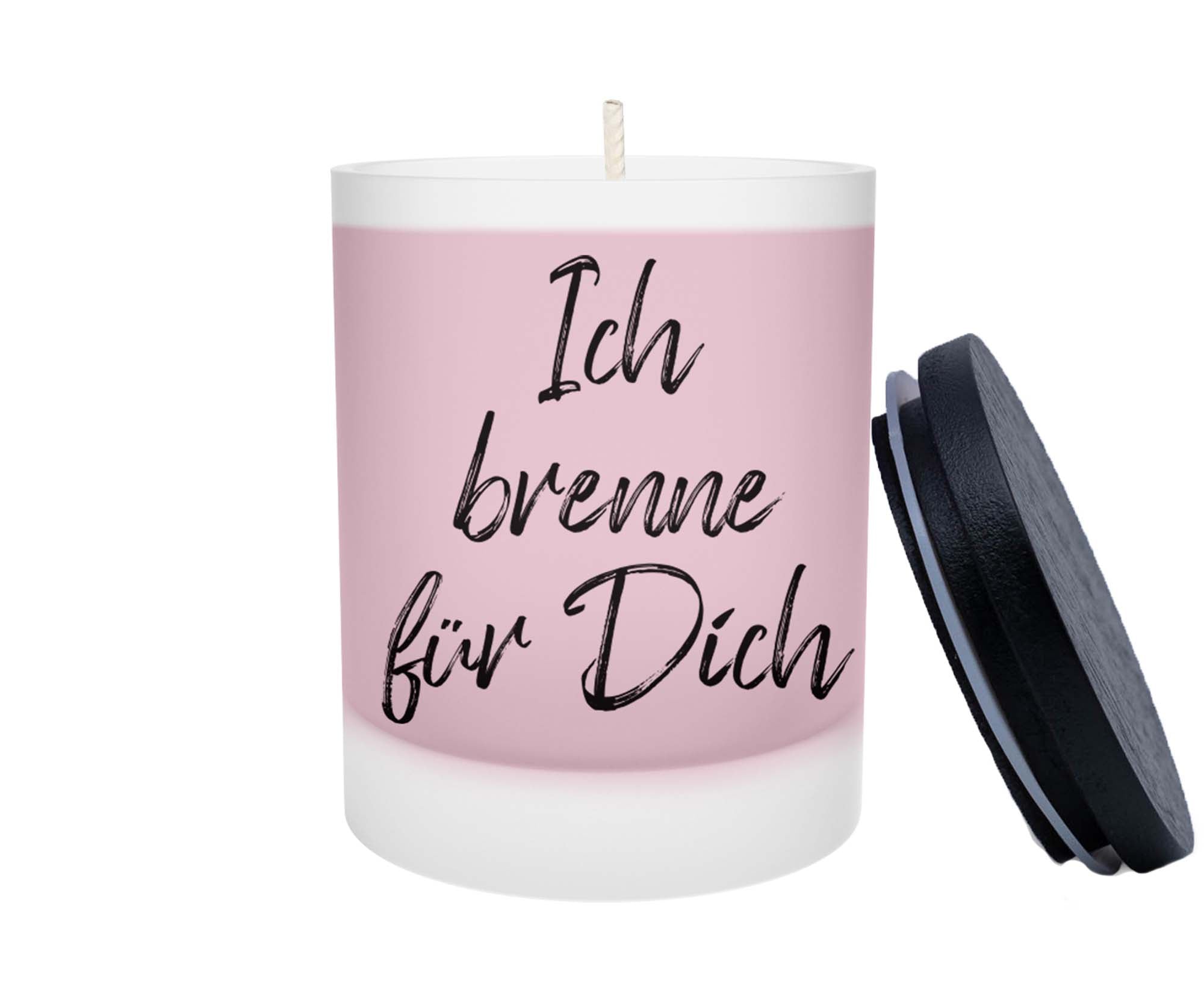 Duftkerze - Ich brenne für Dich