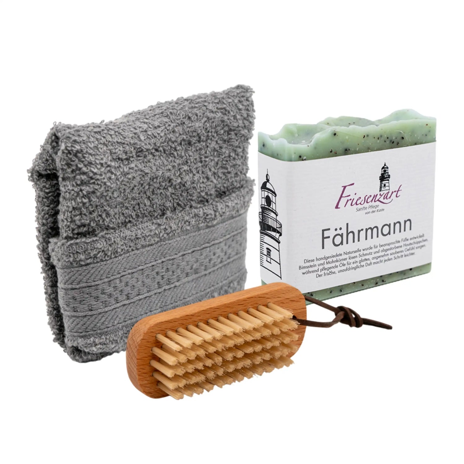 Pflege-Set „Fährmann“ – kräftigende Fußpflege &amp; natürliche Reinigung