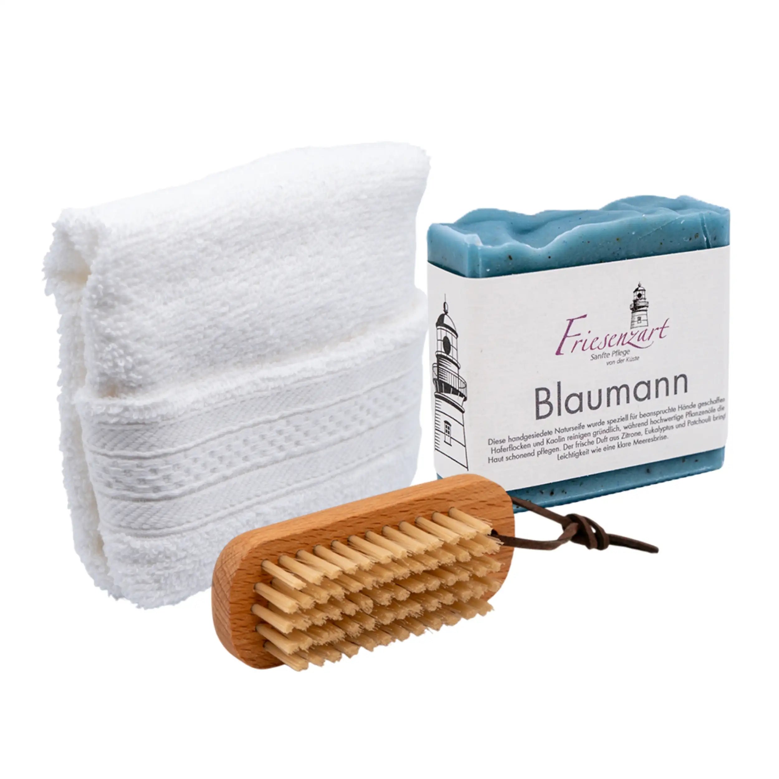Pflegeset „Blaumann“ – Frische Klarheit für Hände &amp; Sinne