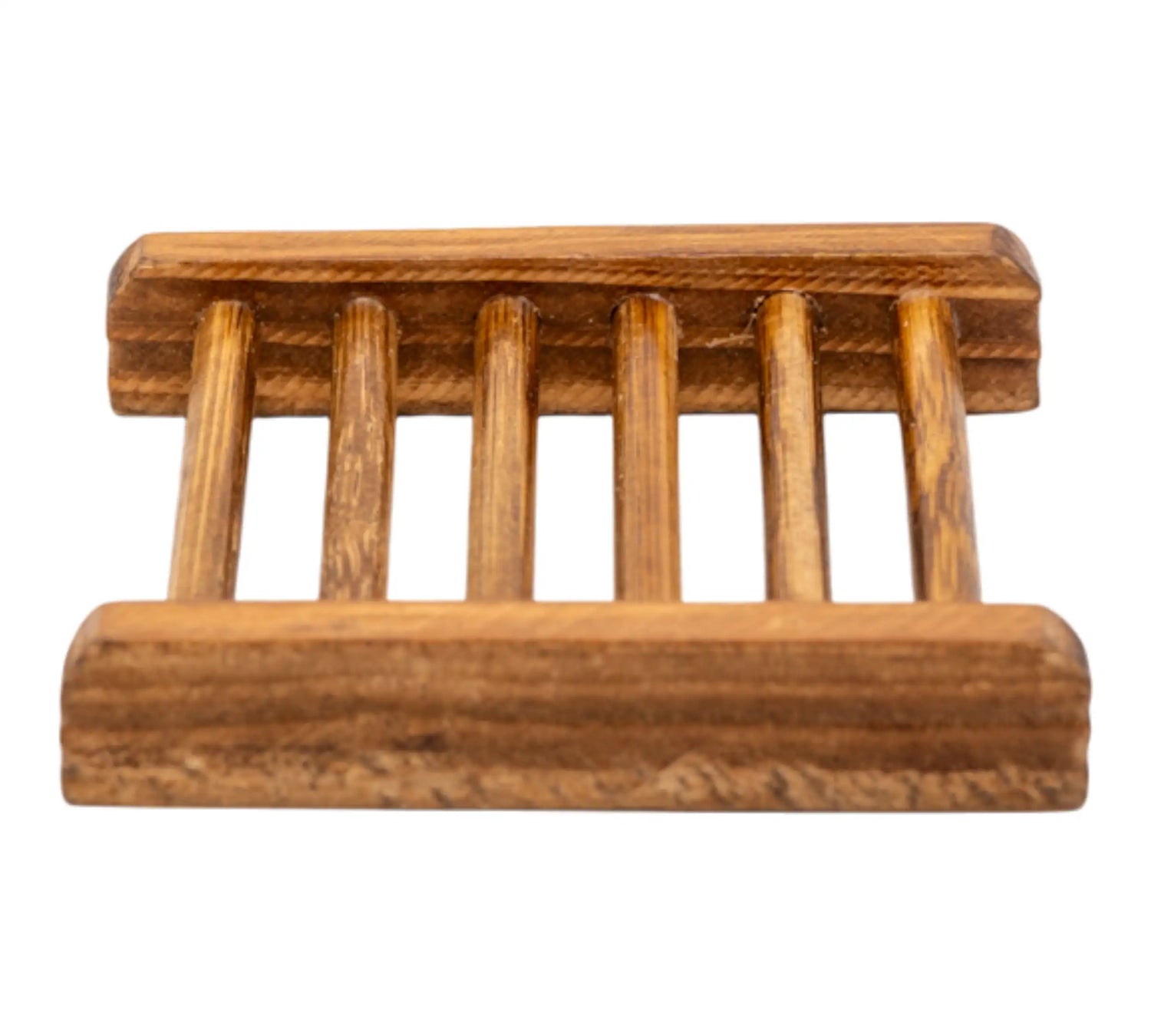 Seifengitter aus dunklem Holz – natürlich &amp; funktional