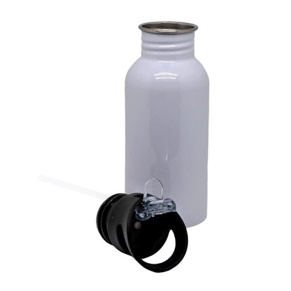 Trinkflasche mit Trinkhalm - Hokus Pokus fick Dich Modus