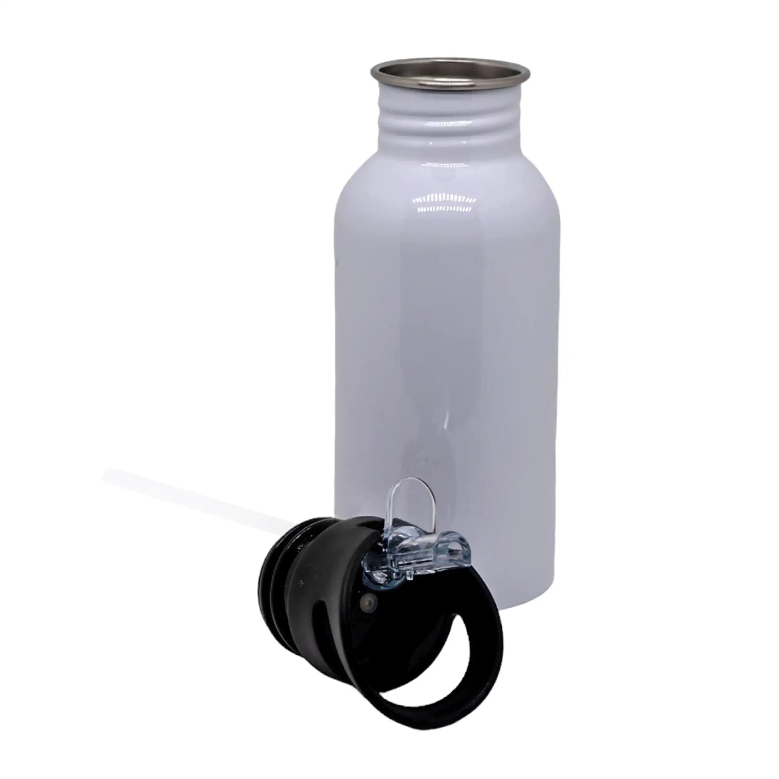 Trinkflasche mit Trinkhalm - Wenn alle das tun was ich will, kommt jeder mit mir klar!