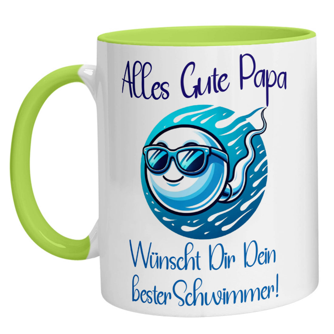 Tasse - Alles Gute Papa wünscht Dir dein bester Schwimmer! - Zwergenstick