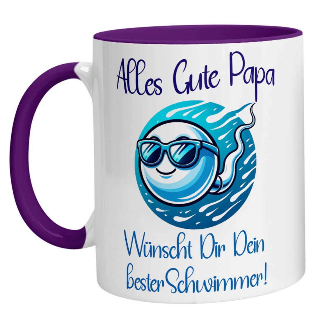 Tasse - Alles Gute Papa wünscht Dir dein bester Schwimmer! - Zwergenstick