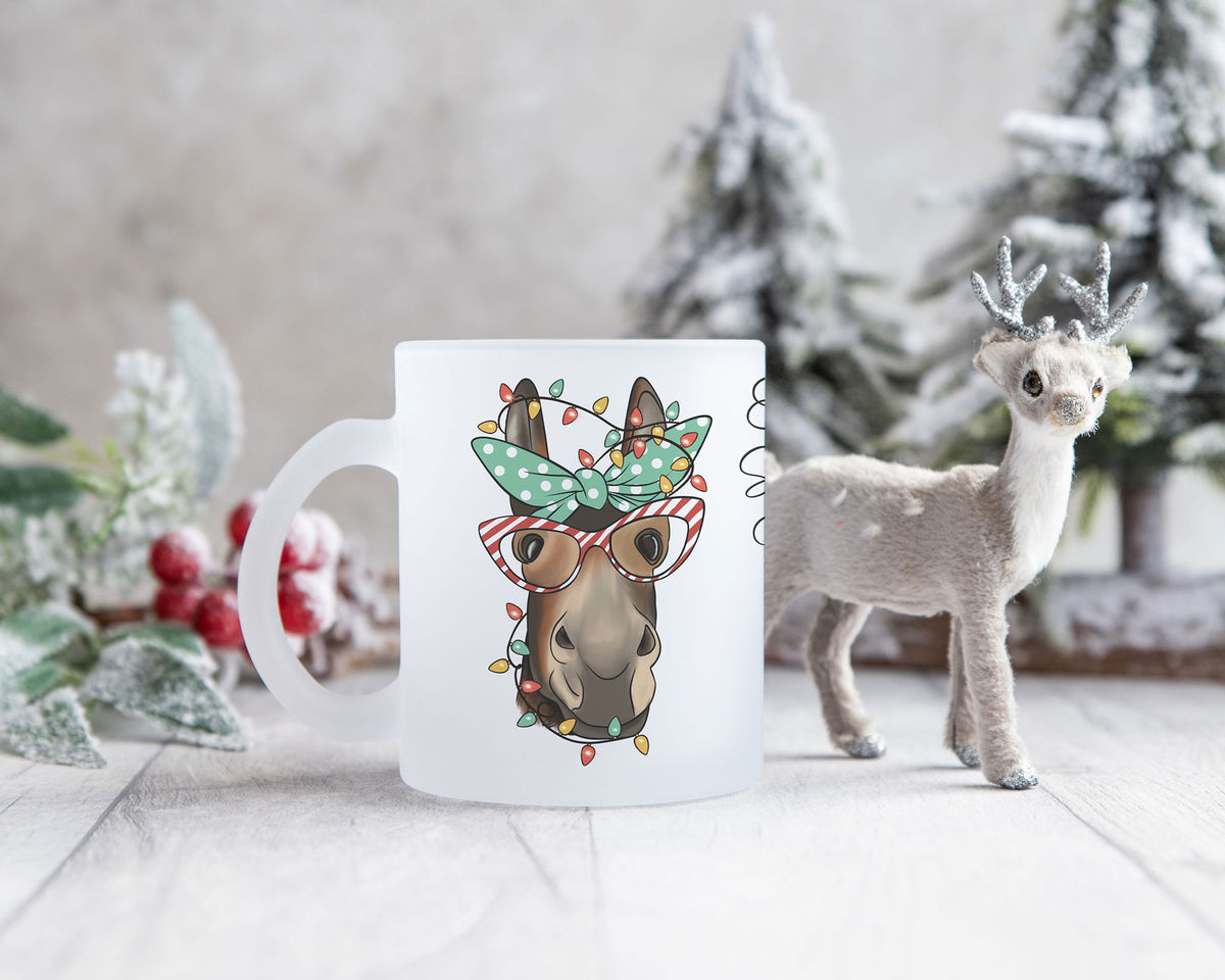 Satinierte Glastasse Ein Glühwein, swei Glüüüühwein, Rei Lühwei