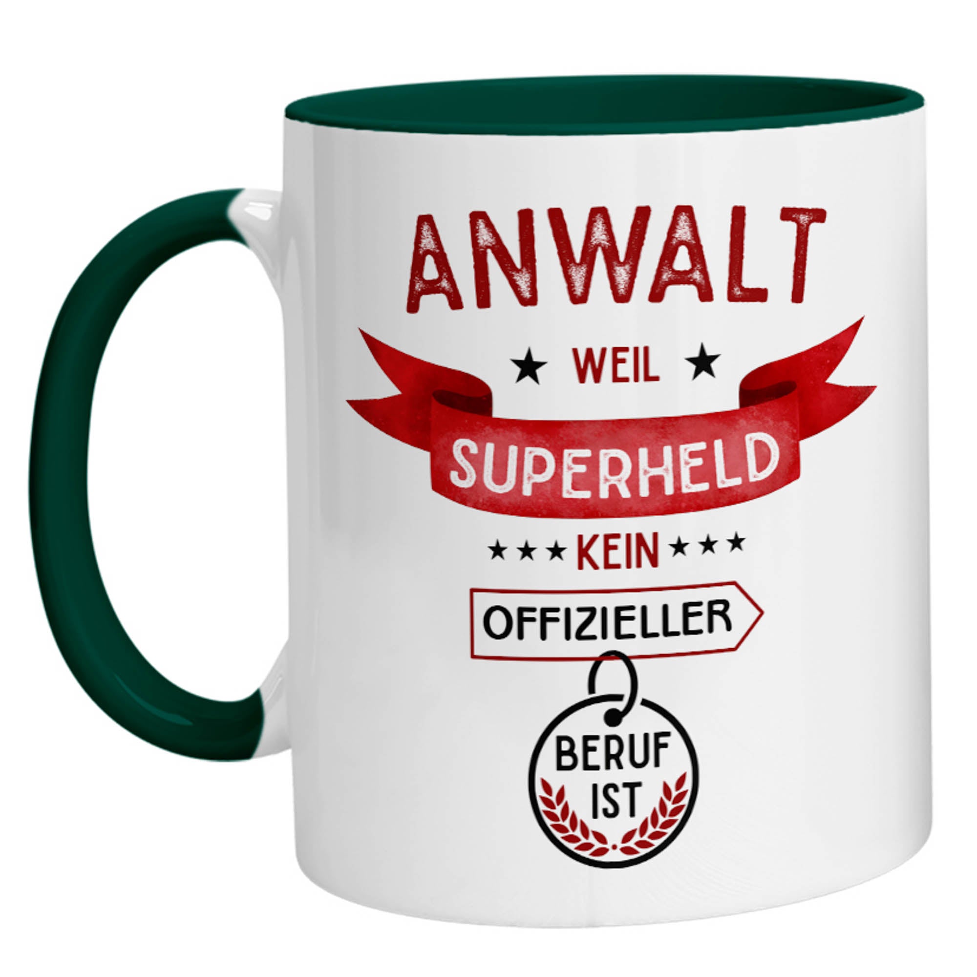 Tasse - Superheld Anwalt - Zwergenstick