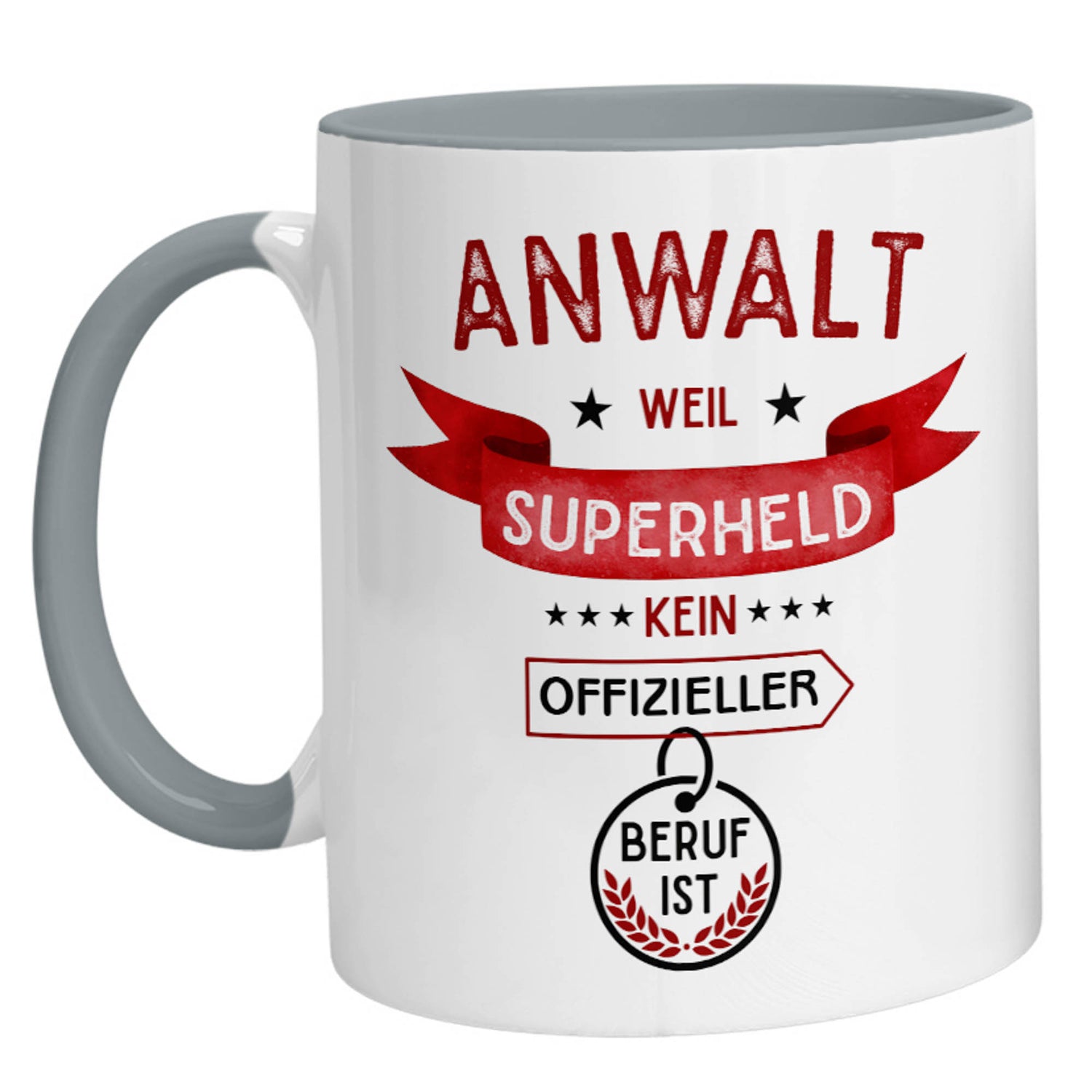 Tasse - Superheld Anwalt - Zwergenstick