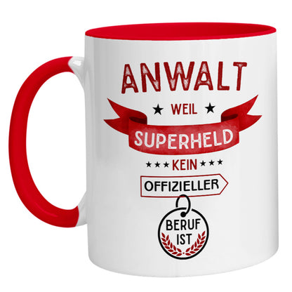 Tasse - Superheld Anwalt - Zwergenstick