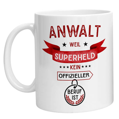 Tasse - Superheld Anwalt - Zwergenstick