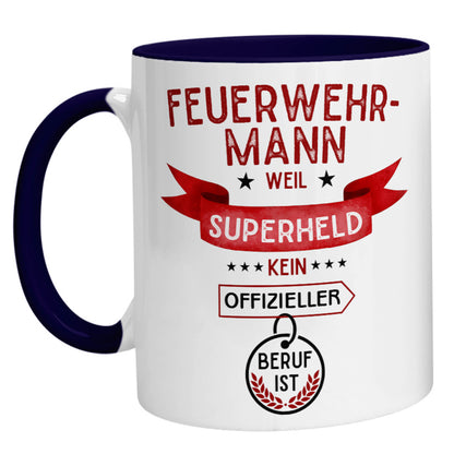 Tasse - Superheld Feuerwehrmann - Zwergenstick