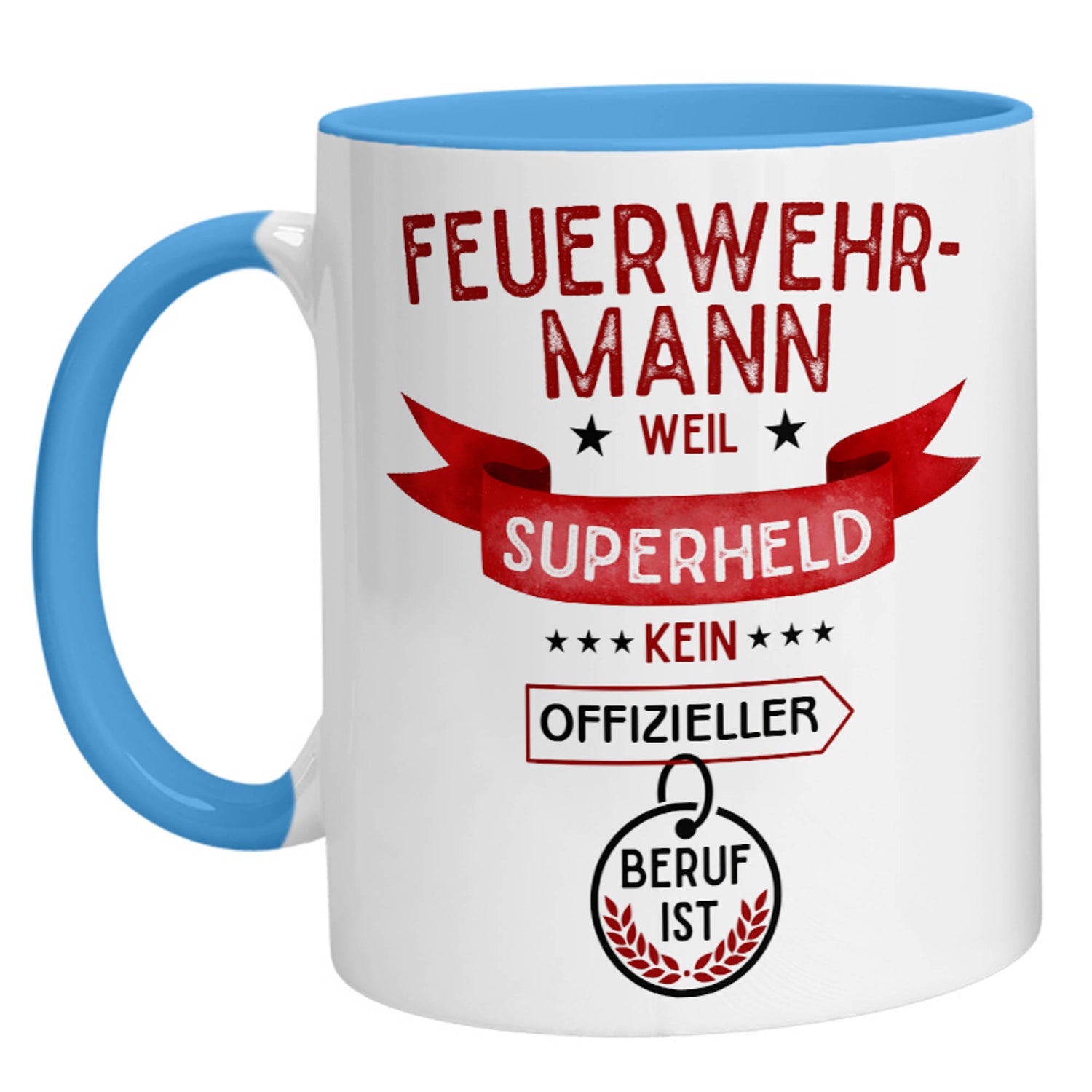 Tasse - Superheld Feuerwehrmann - Zwergenstick