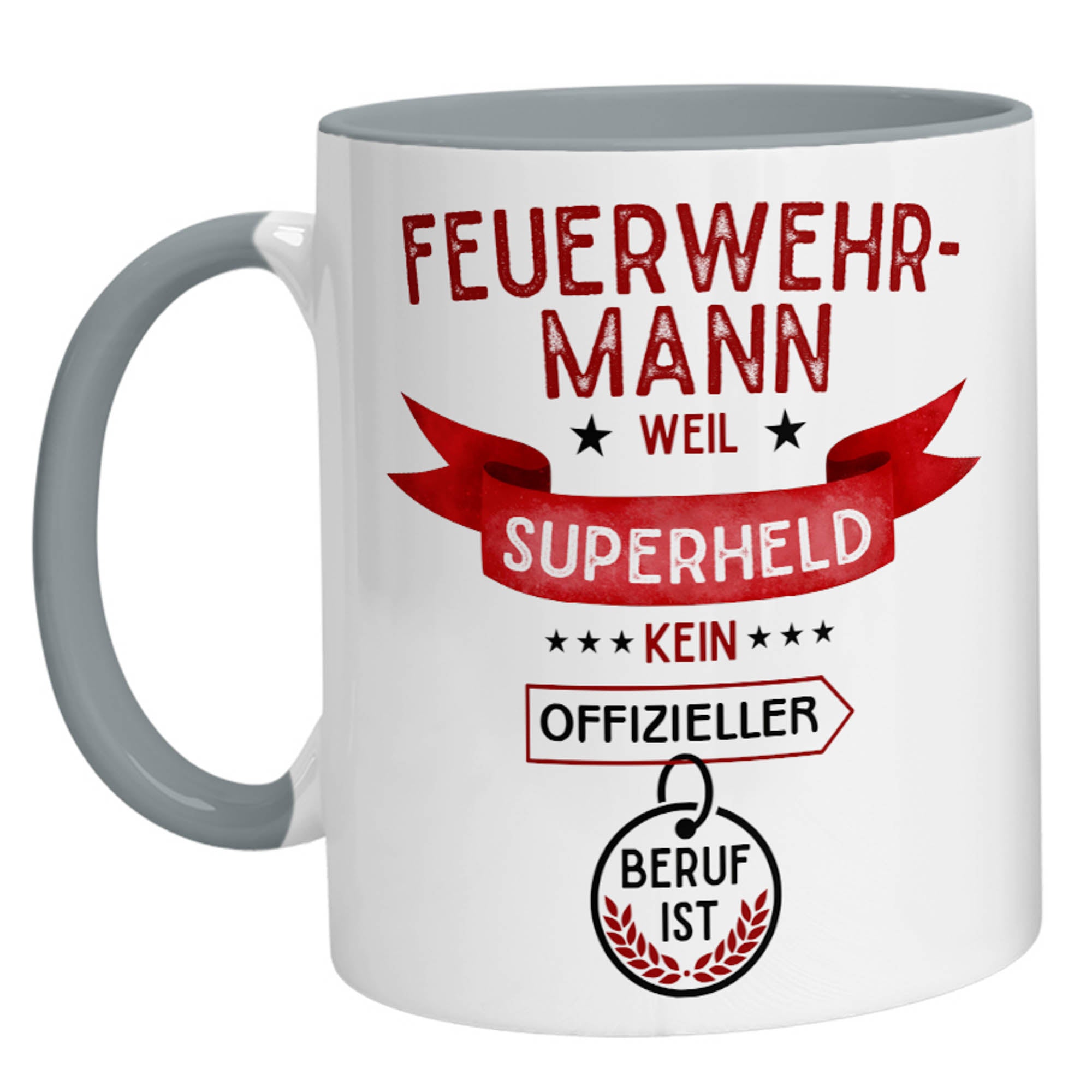 Tasse - Superheld Feuerwehrmann - Zwergenstick