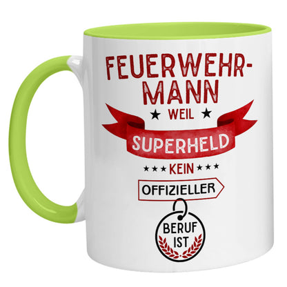 Tasse - Superheld Feuerwehrmann - Zwergenstick