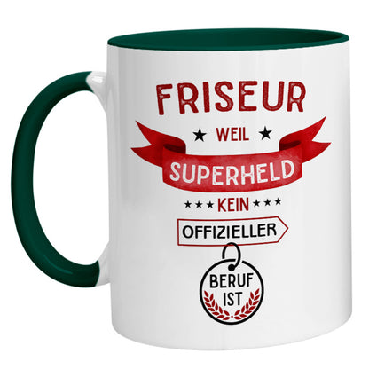 Tasse - Superheld Friseur - Zwergenstick