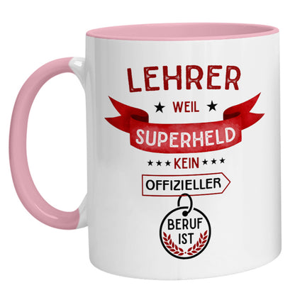 Tasse - Superheld Lehrer - Zwergenstick