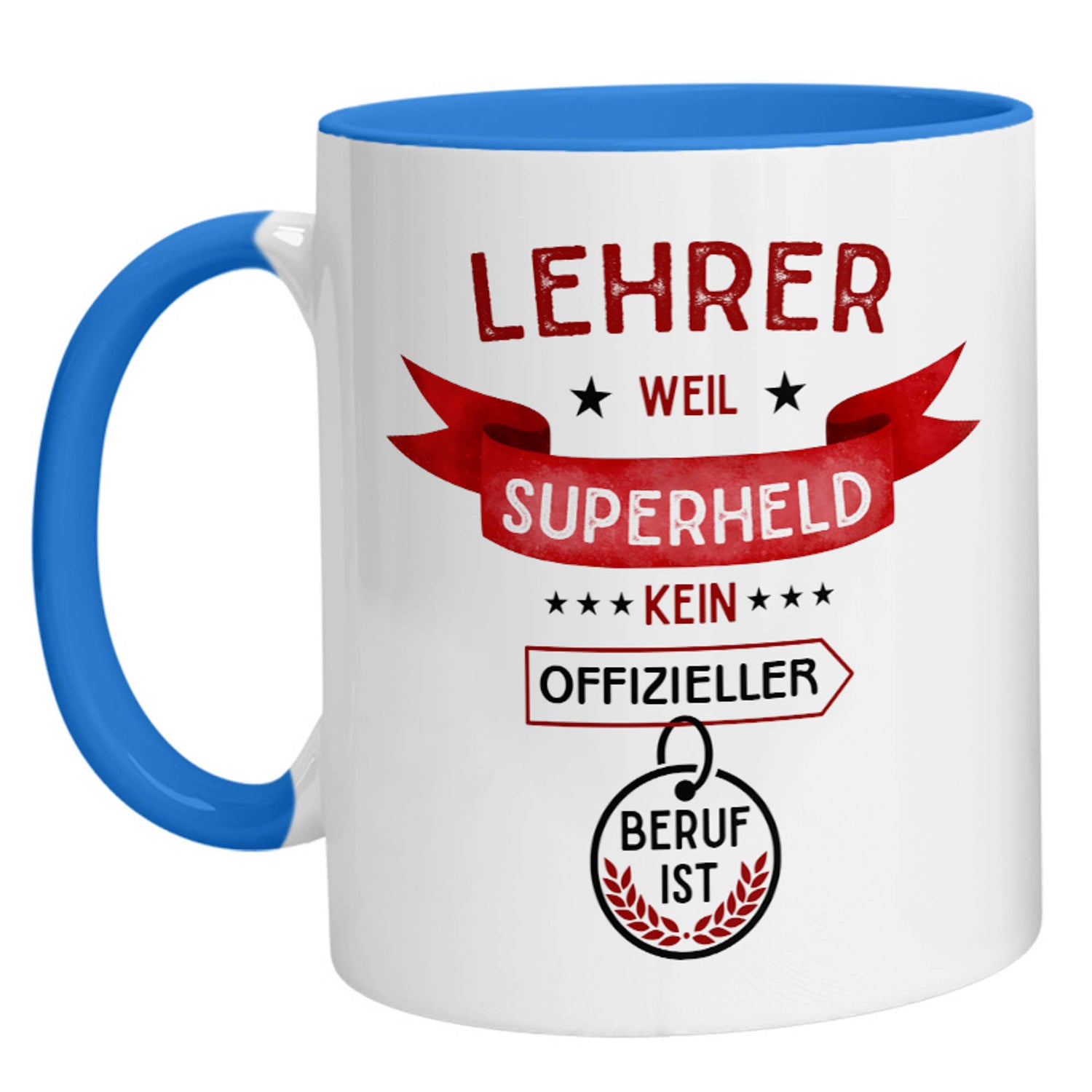 Tasse - Superheld Lehrer - Zwergenstick