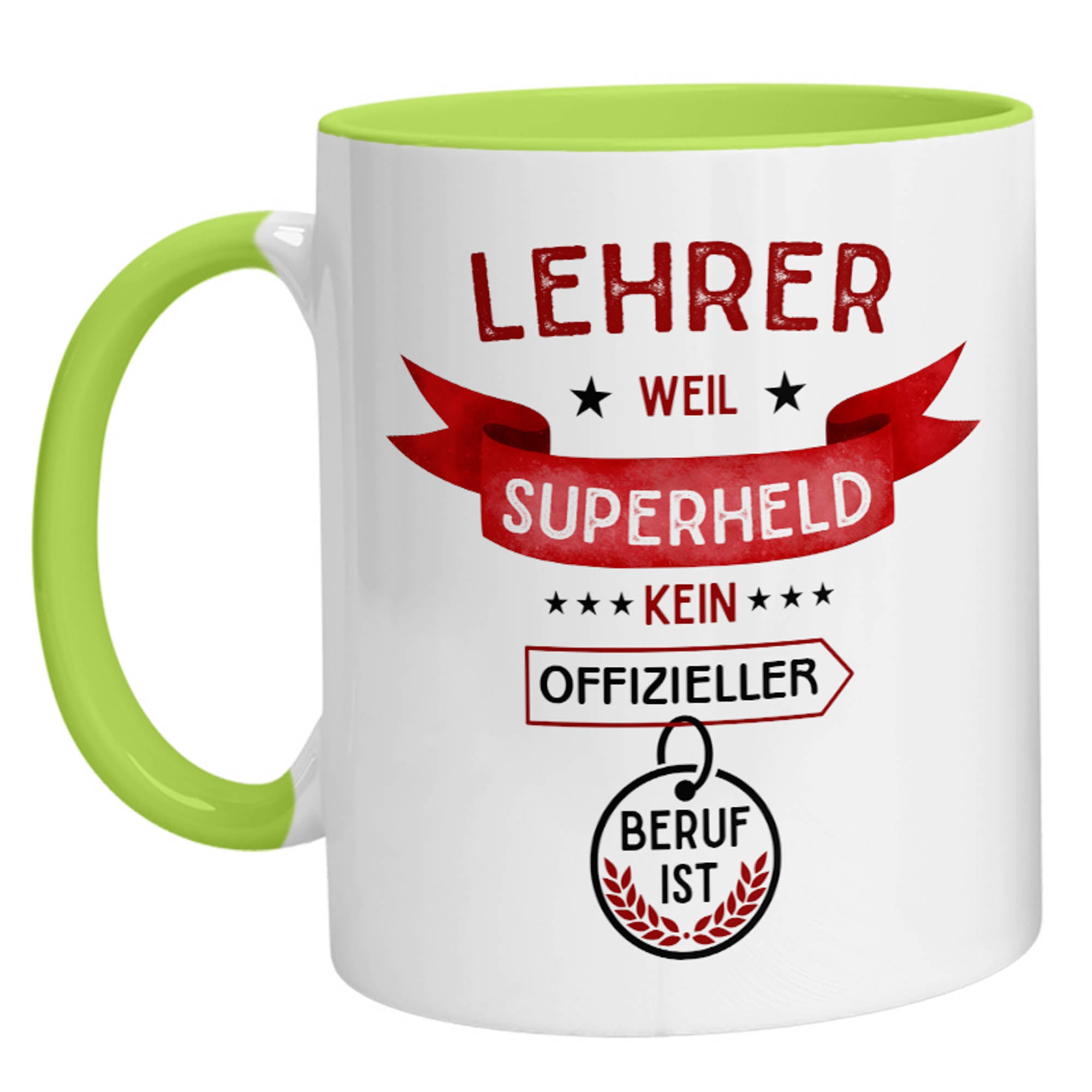 Tasse - Superheld Lehrer - Zwergenstick