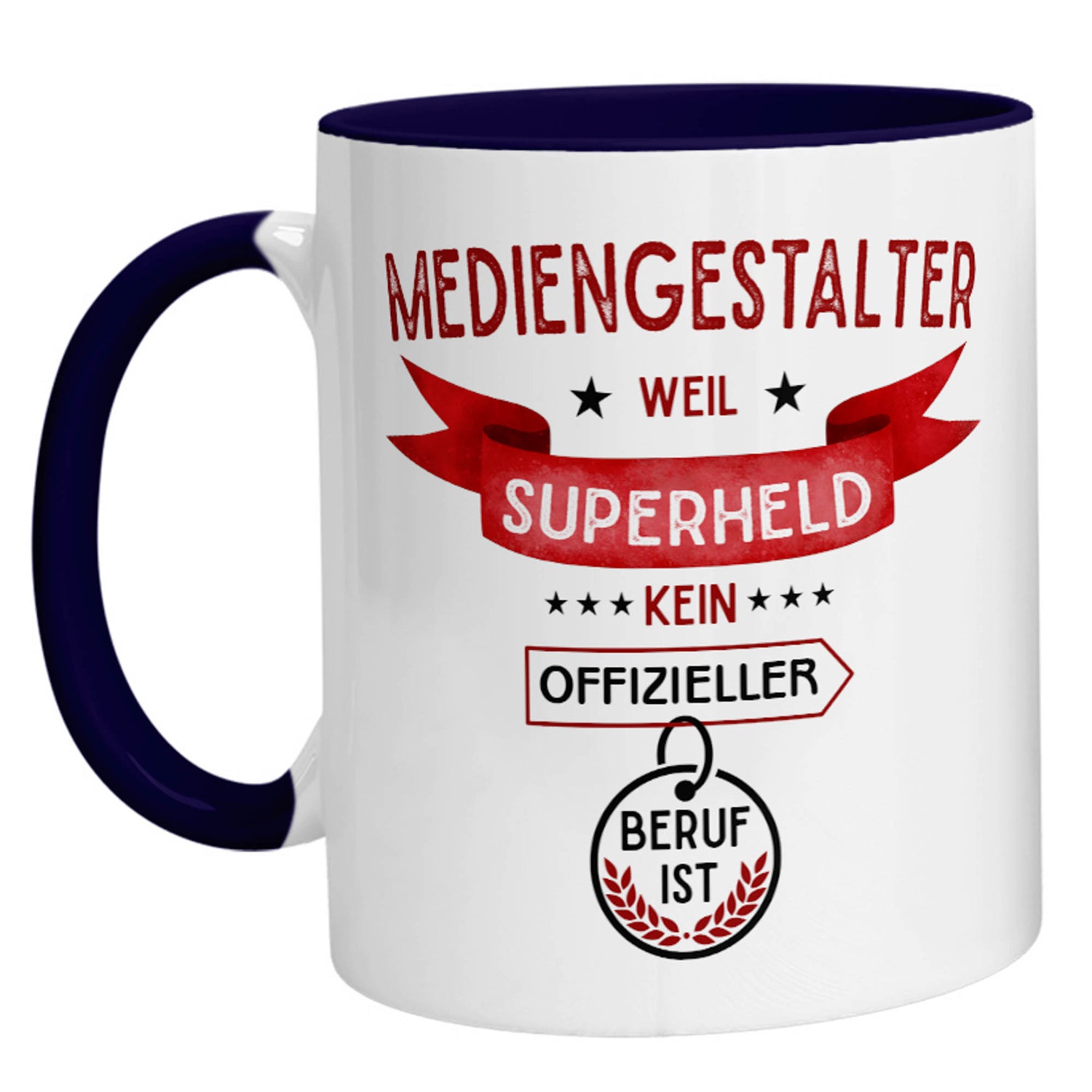 Tasse - Superheld Mediengestalter - Zwergenstick