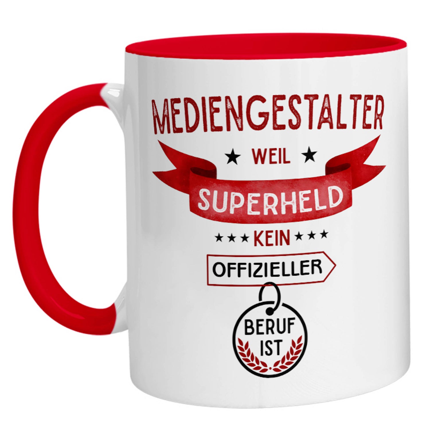 Tasse - Superheld Mediengestalter - Zwergenstick