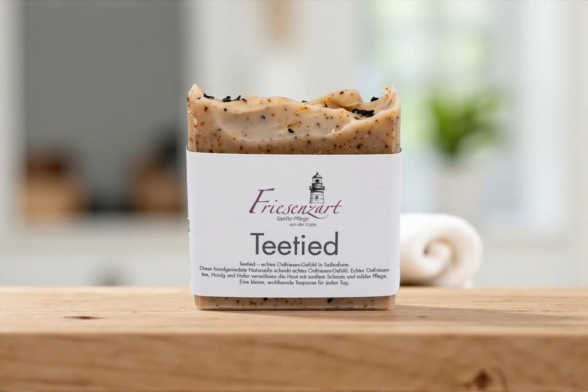 Teetied – Ostfriesentee-Seife mit Honig &amp; Hafer