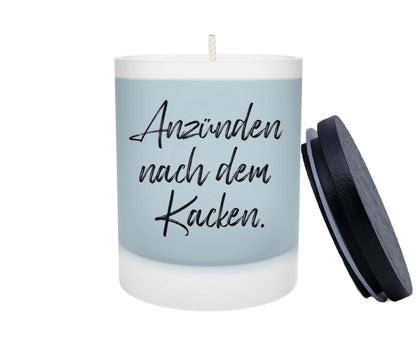 Duftkerze - Anzünden nach dem Kacken - Zwergenstick