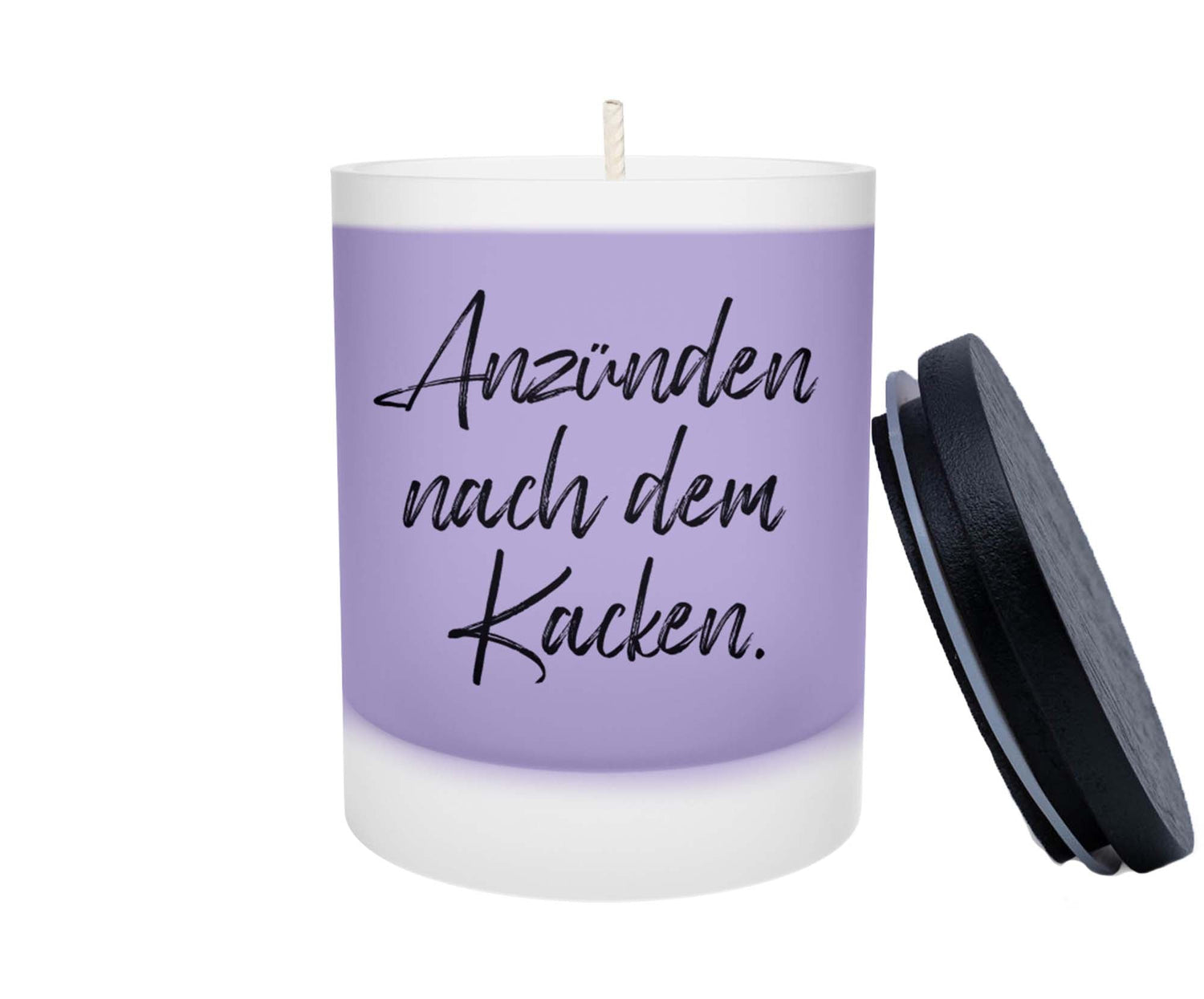 Duftkerze - Anzünden nach dem Kacken - Zwergenstick