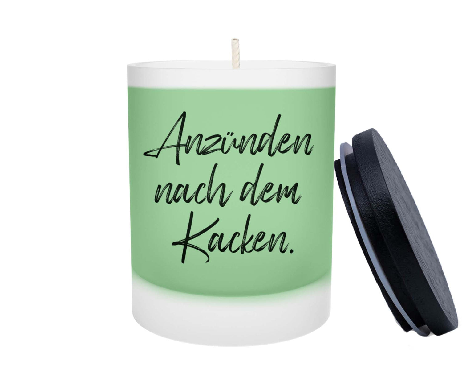 Duftkerze - Anzünden nach dem Kacken - Zwergenstick