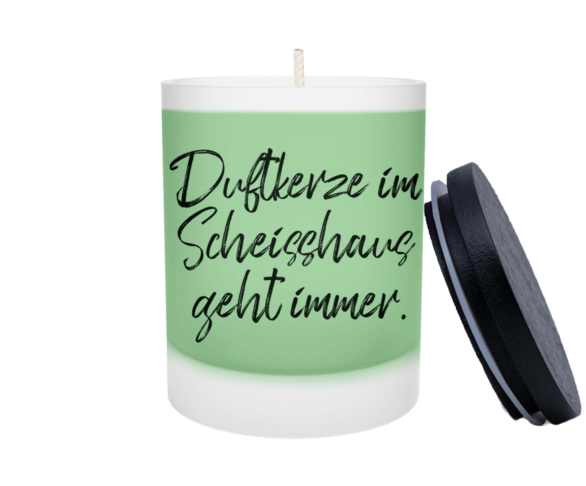 Duftkerze - Duftkerze im Scheisshaus geht immer - Zwergenstick