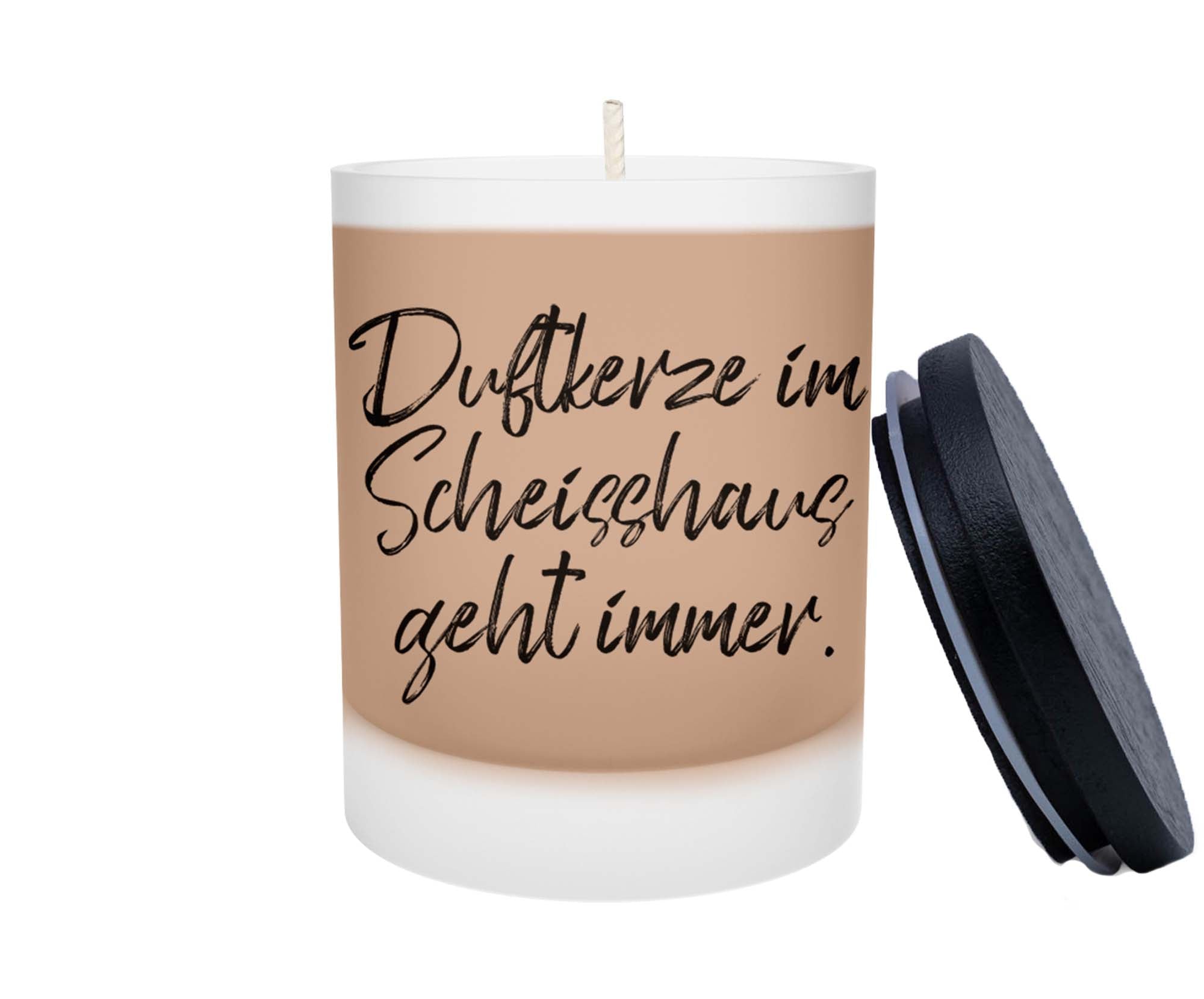 Duftkerze - Duftkerze im Scheisshaus geht immer - Zwergenstick