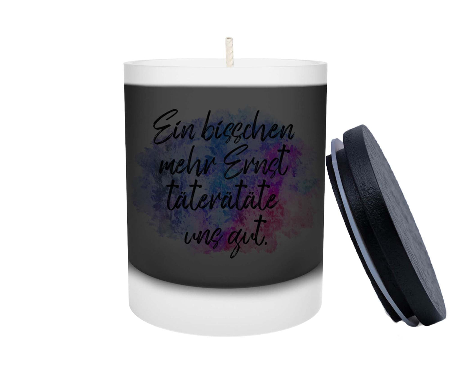 Duftkerze - Ein bisschen Ernst täterätäte uns gut - Zwergenstick