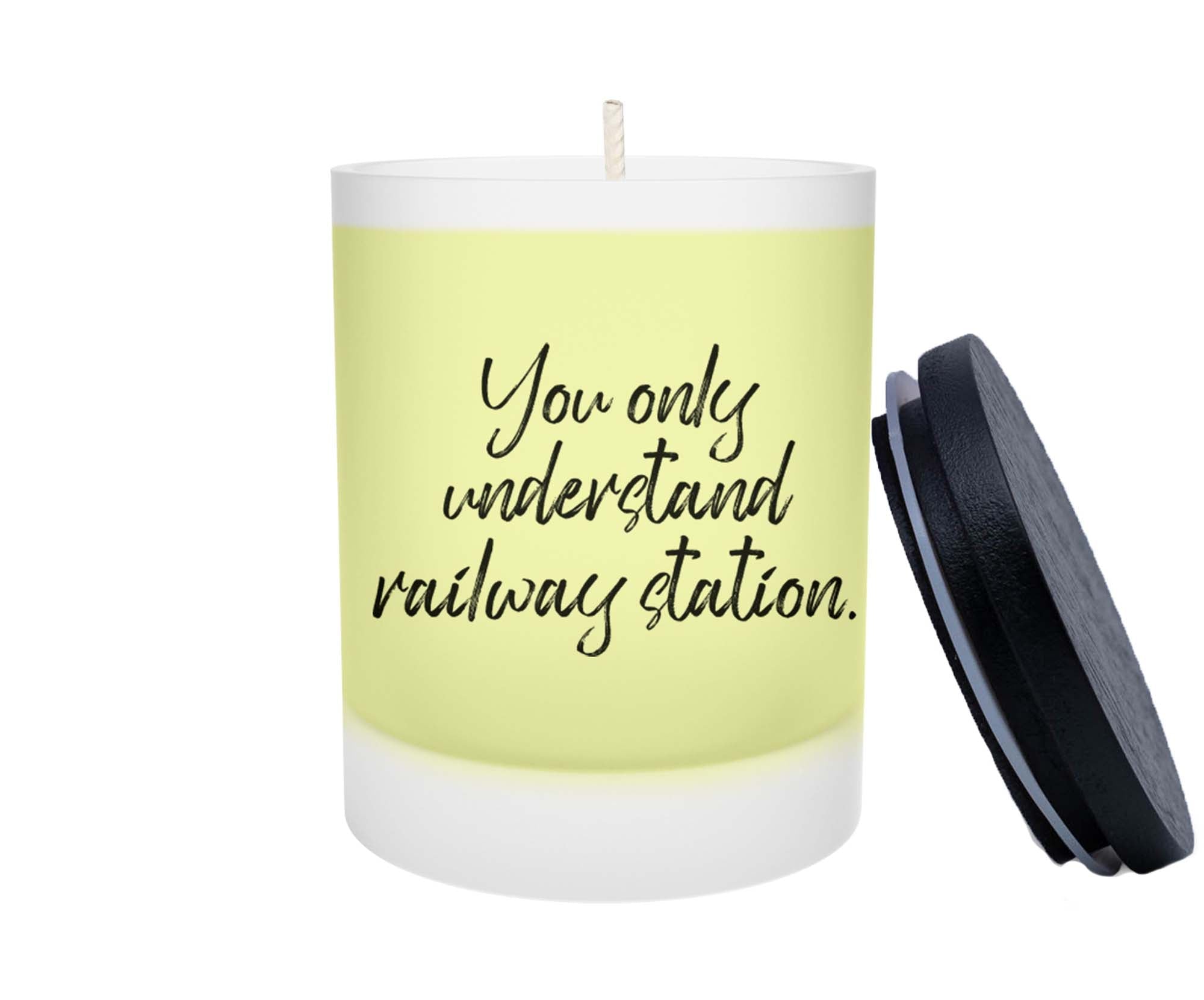 Duftkerze - You only understand Railway Station - Zwergenstick