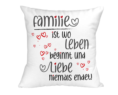 Liebevolles Familien - Kissen &