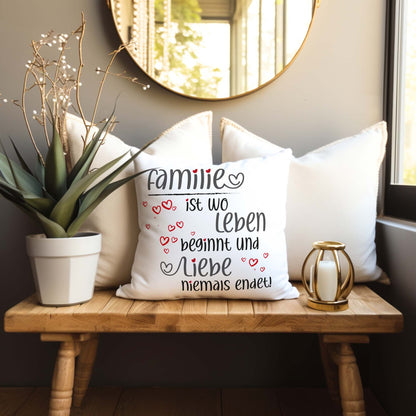 Liebevolles Familien - Kissen &