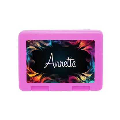 Personalisierte Brotdose mit Flames - Motiv - Zwergenstick