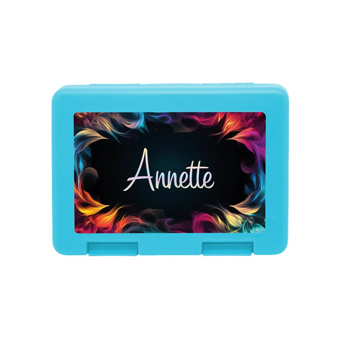 Personalisierte Brotdose mit Flames - Motiv - Zwergenstick