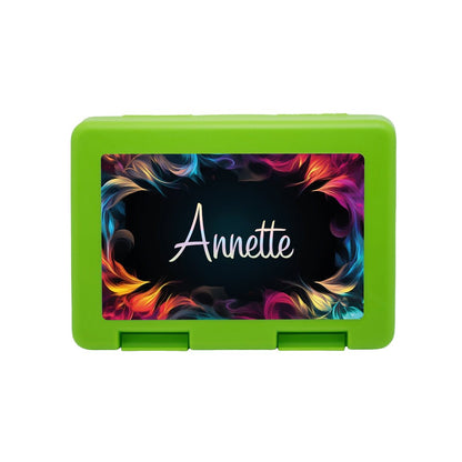 Personalisierte Brotdose mit Flames - Motiv - Zwergenstick