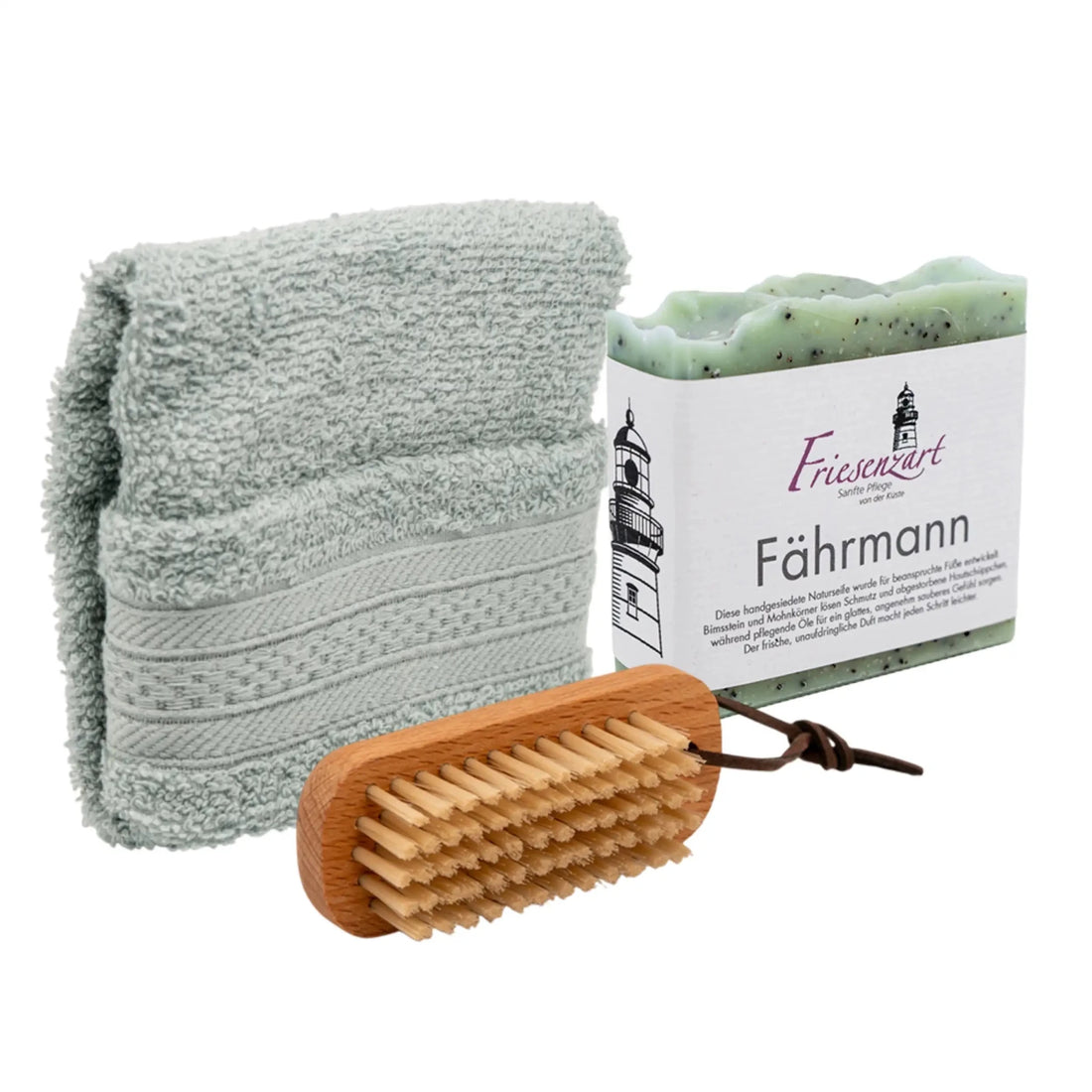 Pflege - Set „Fährmann“ – kräftigende Fußpflege &amp; natürliche Reinigung - Zwergenstick