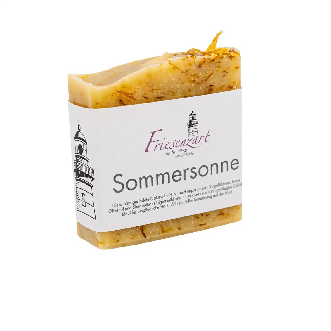 Sommersonne – Duftfreie Ringelblumen - Seife, extra sanft - Zwergenstick