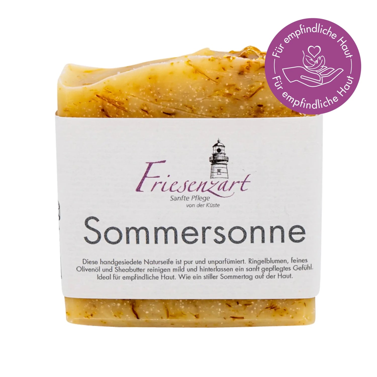 Sommersonne – Duftfreie Ringelblumen - Seife, extra sanft - Zwergenstick