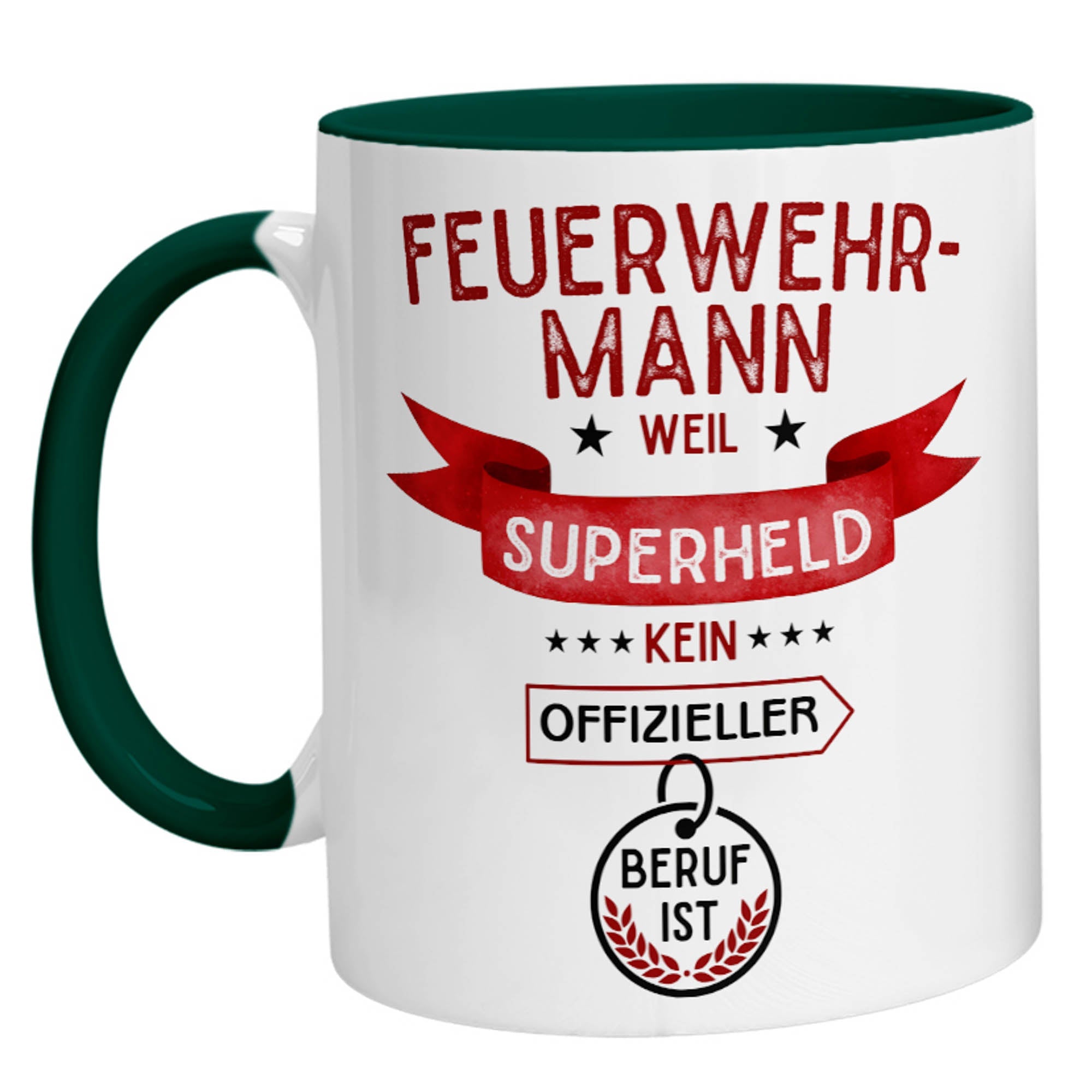 Tasse - Superheld Feuerwehrmann - Zwergenstick