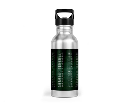 Trinkflasche mit kleinem 1x1 - Tafel - Design - Zwergenstick