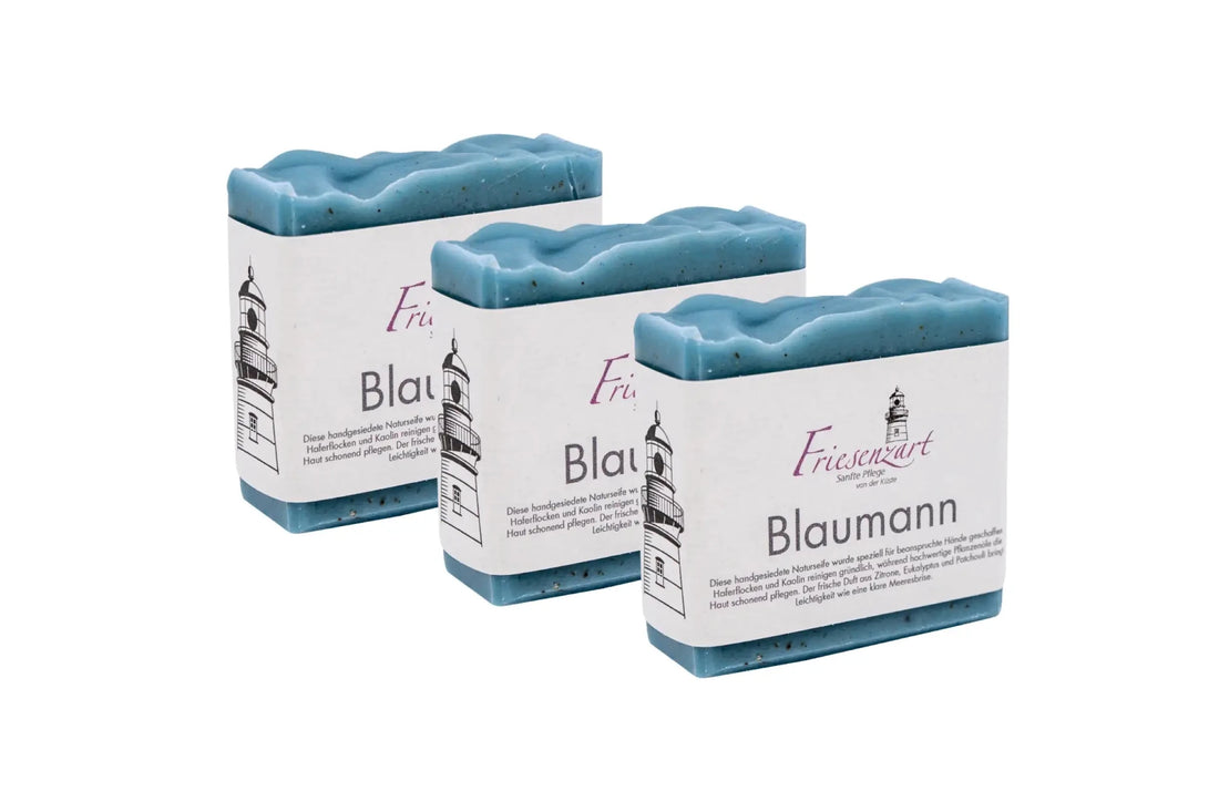 Vorrat am Meer – Blaumann | Kräftige Naturseife im Vorteilspack - Zwergenstick