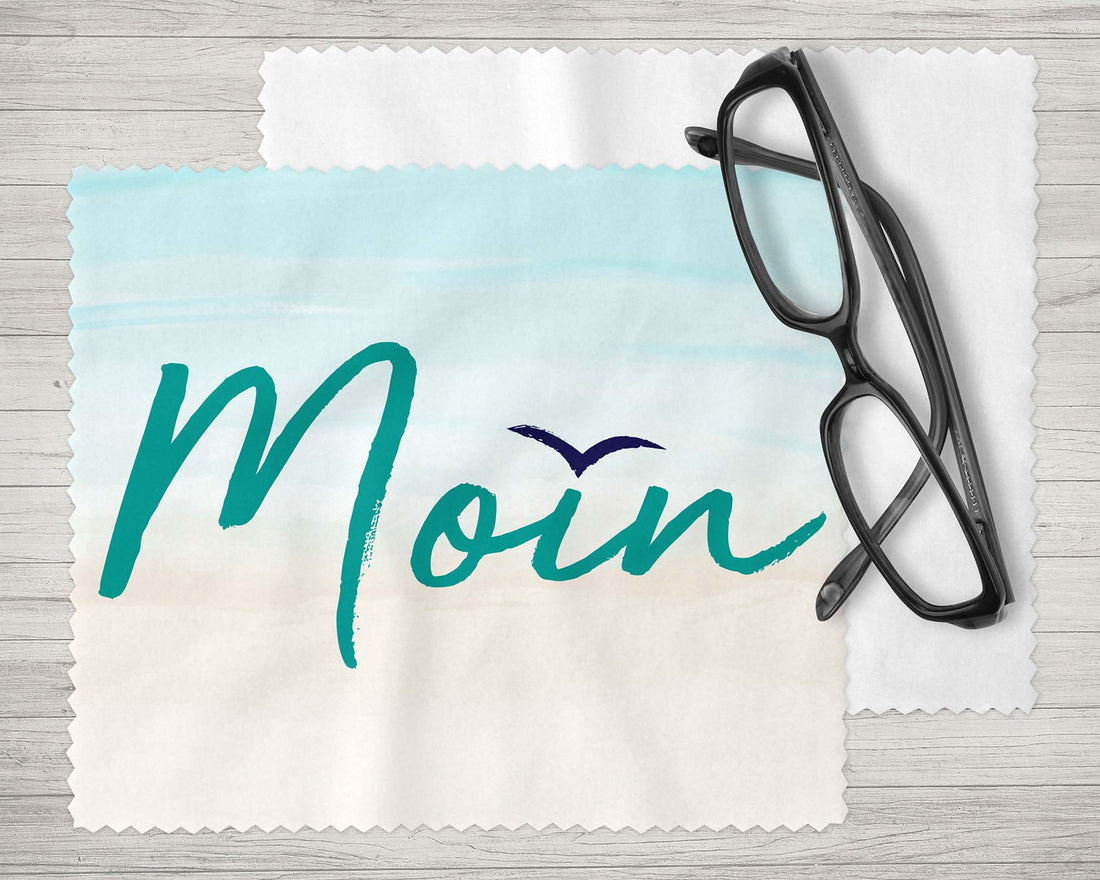 Brillenputztuch - Objektivtuch Moin - Zwergenstick