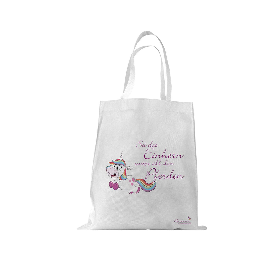 Einkaufstasche - Sei das Einhorn unter all den Pferden - Zwergenstick
