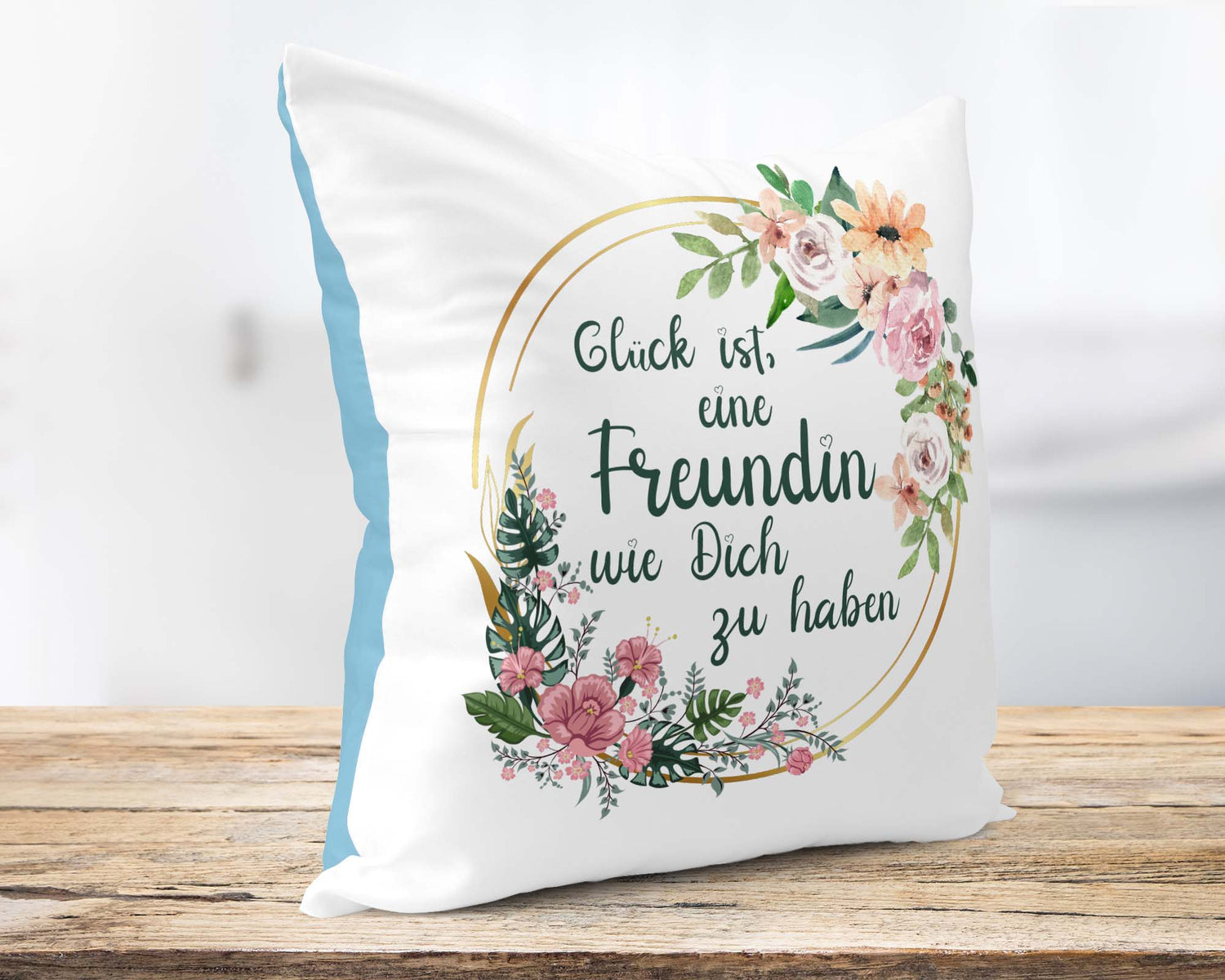 Blumiges Glückskissen &
