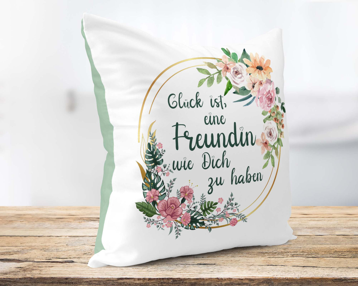 Blumiges Glückskissen &