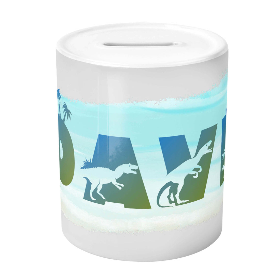 Spardose - Dinosaurier mit Namen (Personalisiert) - Zwergenstick