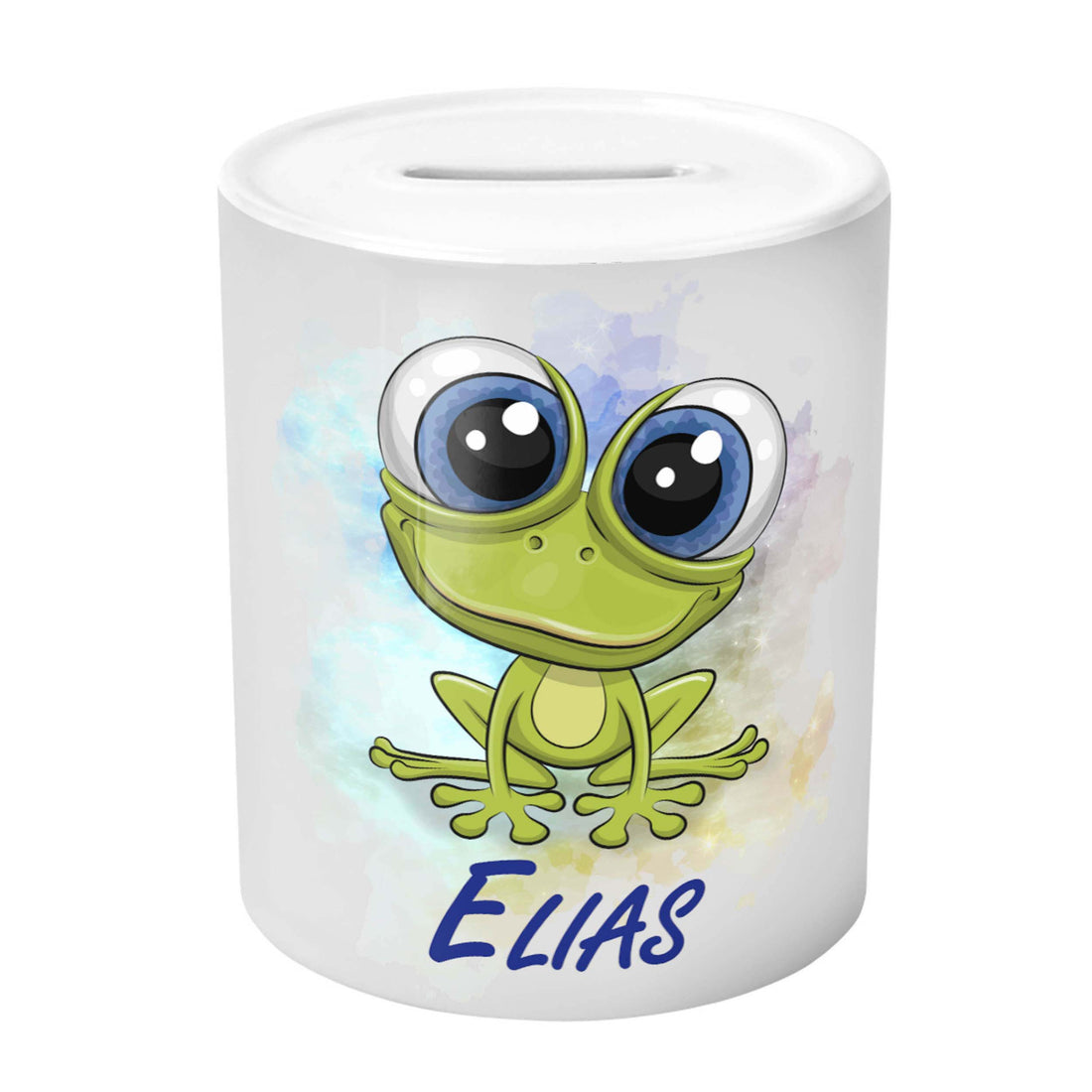 Spardose - Frosch mit Namen (Personalisiert) - Zwergenstick